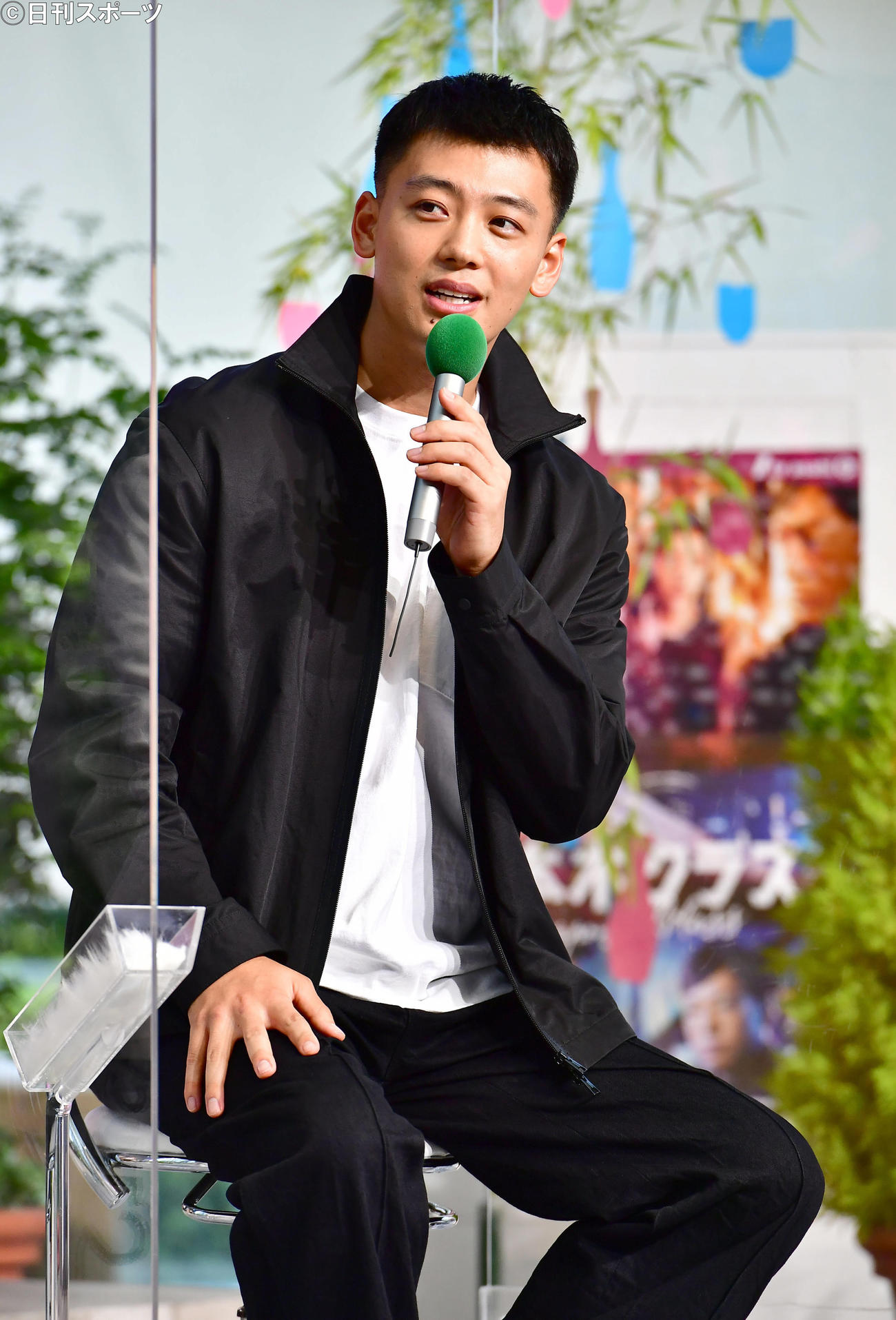 テレビ朝日系ドラマ「六本木クラス」制作発表記者会見に臨む竹内涼真（撮影・小沢裕）