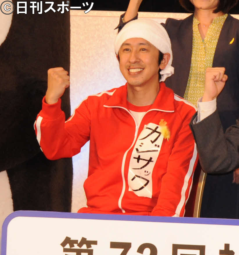 「第72回社会を明るくする運動キックオフイベント～＃生きづらさを生きていく。～」に出席したカジサック（撮影・松尾幸之介）