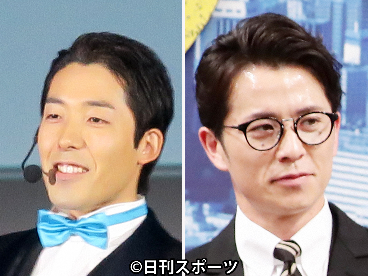 オリエンタルラジオの中田敦彦（左）と藤森慎吾