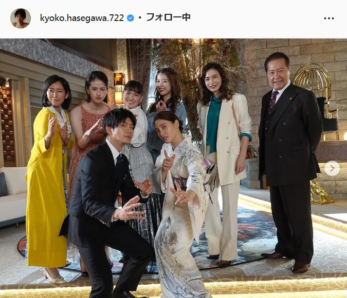 長谷川京子のインスタグラムより