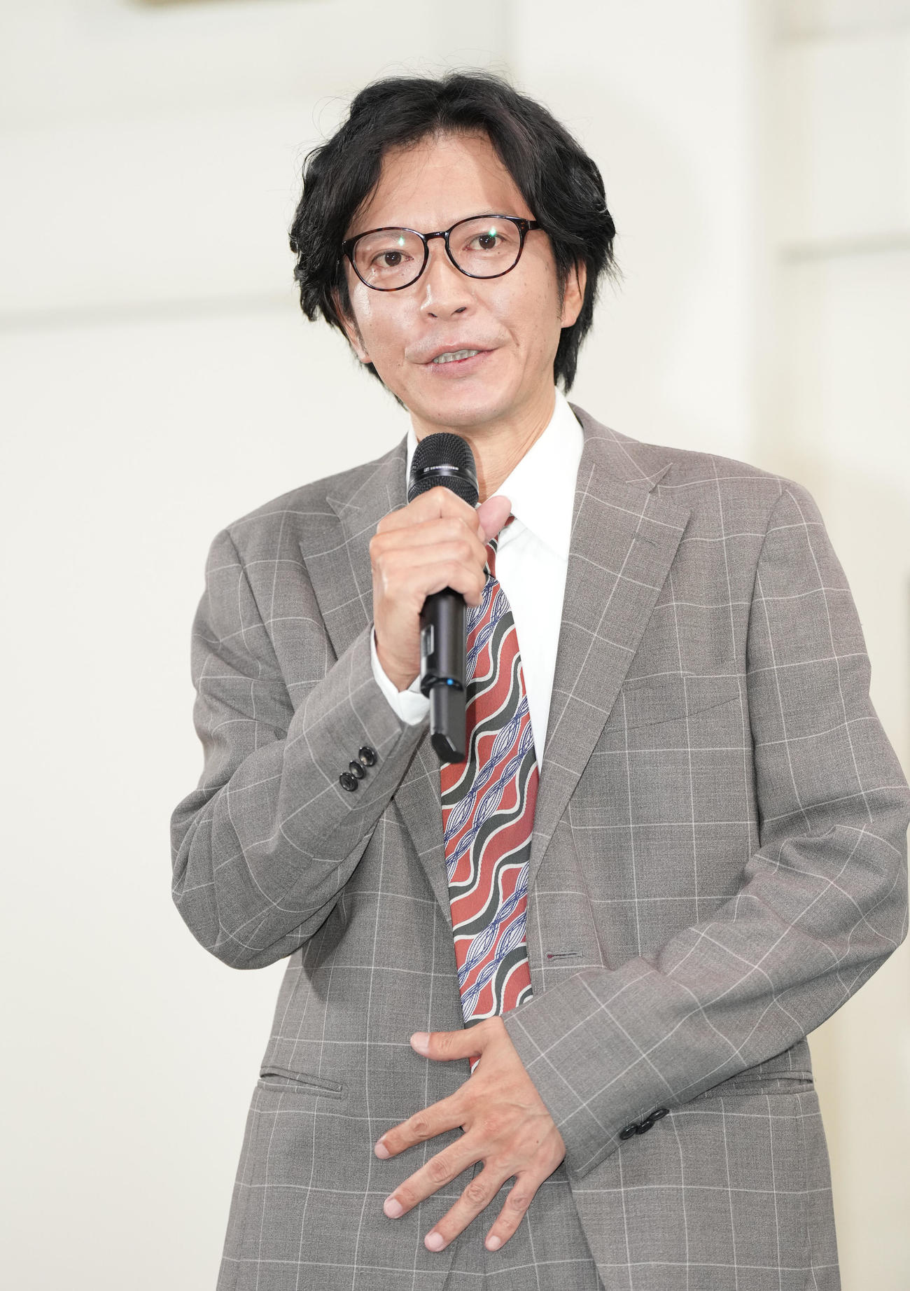 「刑事7人」シーズン8の記者会見に出席した田辺誠一（撮影・菅敏）