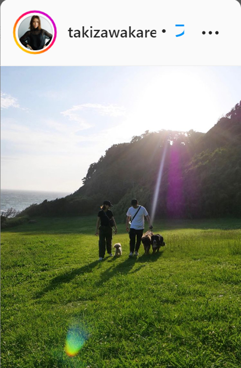 滝沢カレンのインスタグラムより