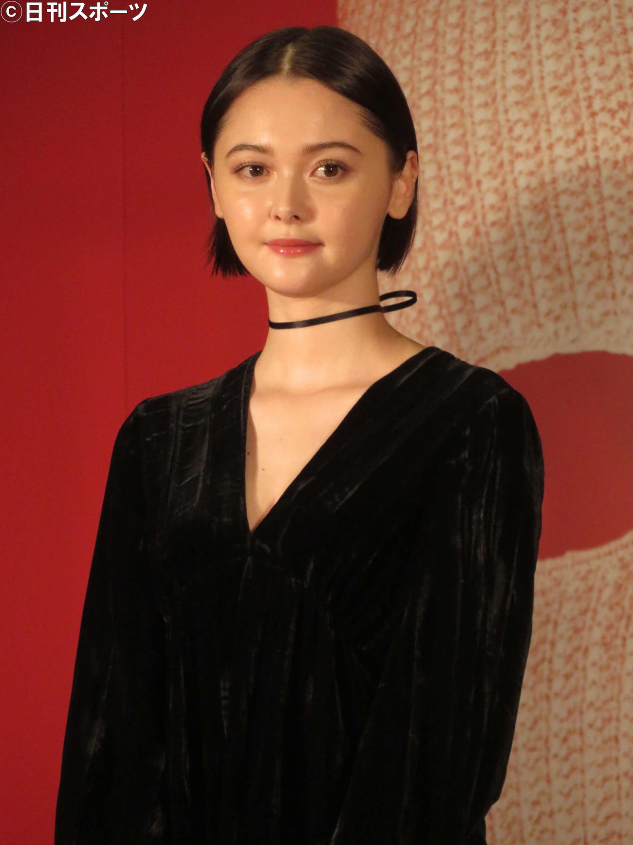 映画「グッバイ・クルエル・ワールド」完成披露イベントに登壇した玉城ティナ（撮影・村上幸将）