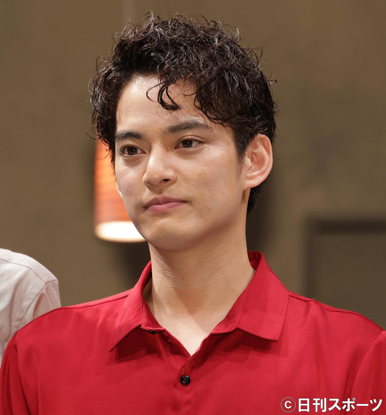 舞台「ダディ」で会見する中山優馬（撮影・中島郁夫）