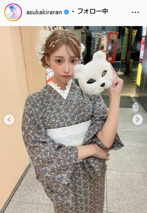 明日花キララのインスタグラムより
