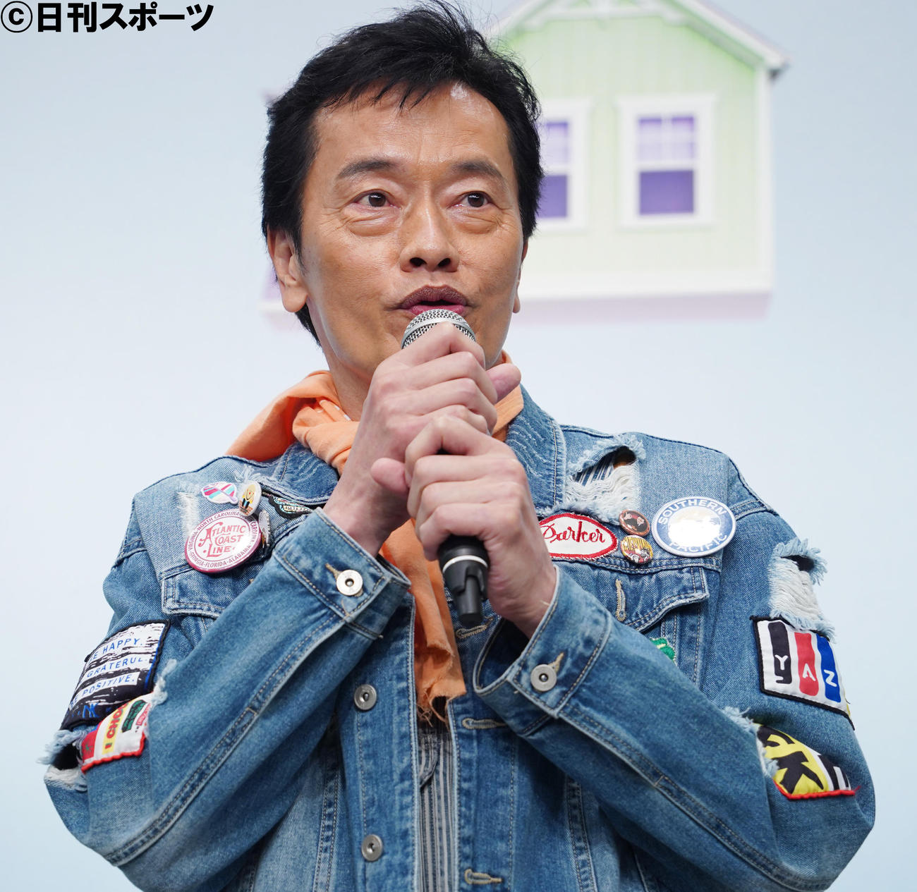 「魔法のリノベ」の制作発表会見に出席した遠藤憲一（撮影・佐藤勝亮）