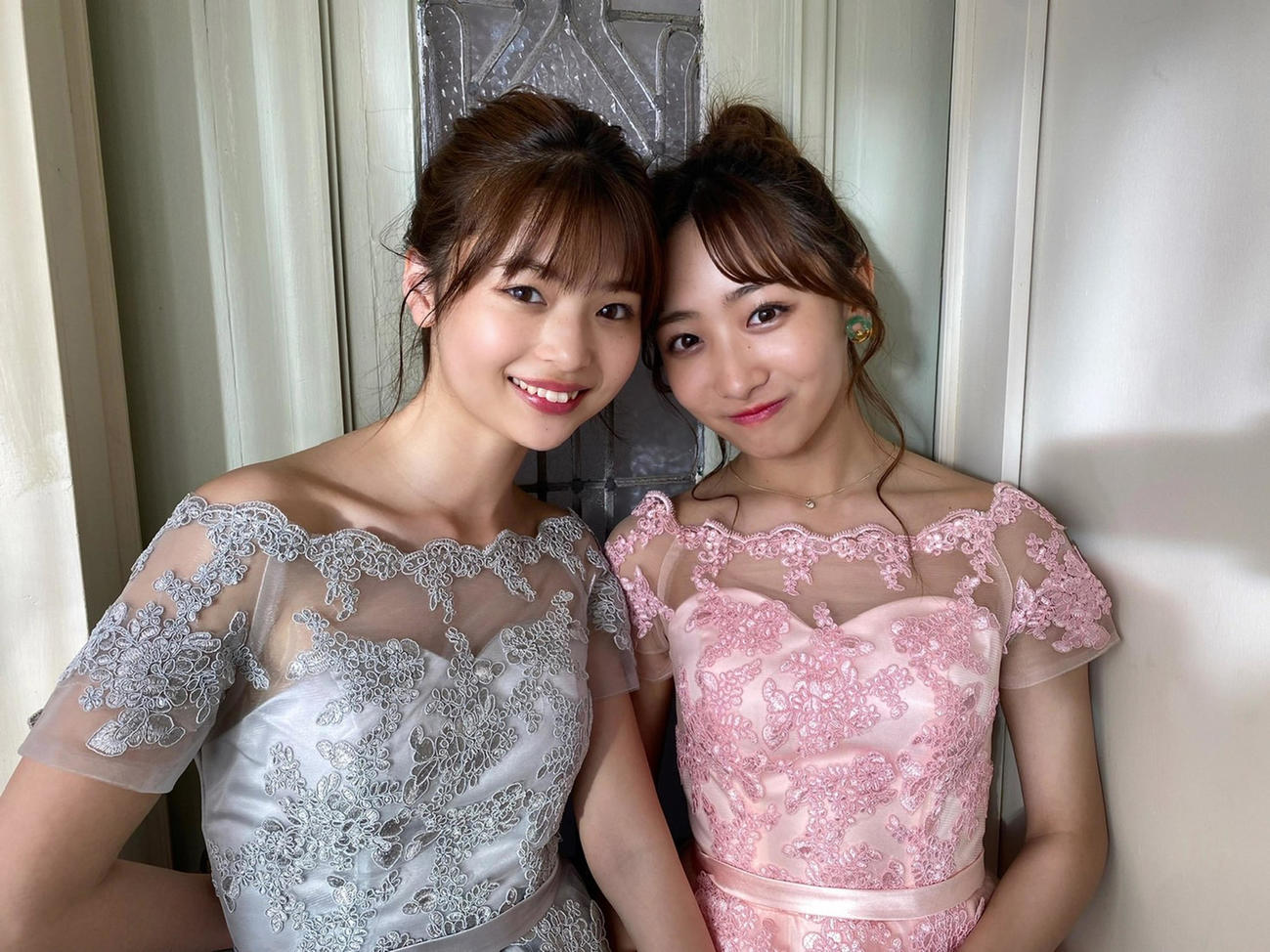 海老野心（左）と石川翔鈴