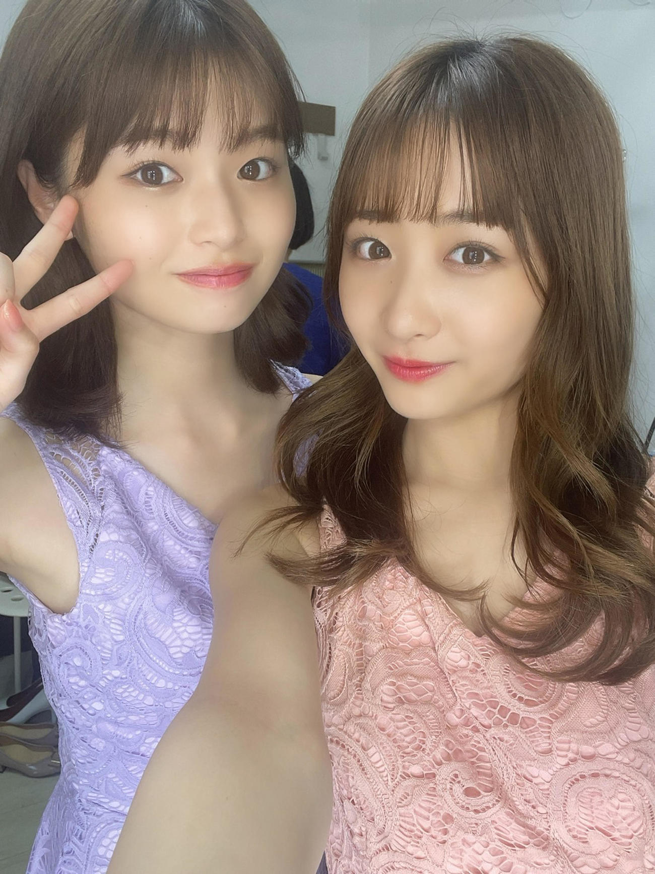 海老野心（左）と石川翔鈴