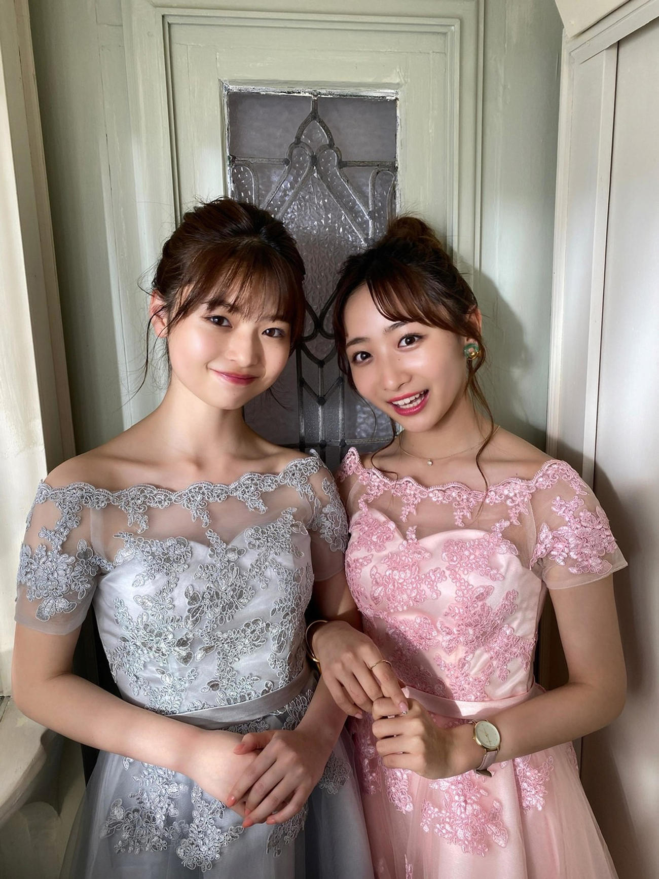 海老野心（左）と石川翔鈴