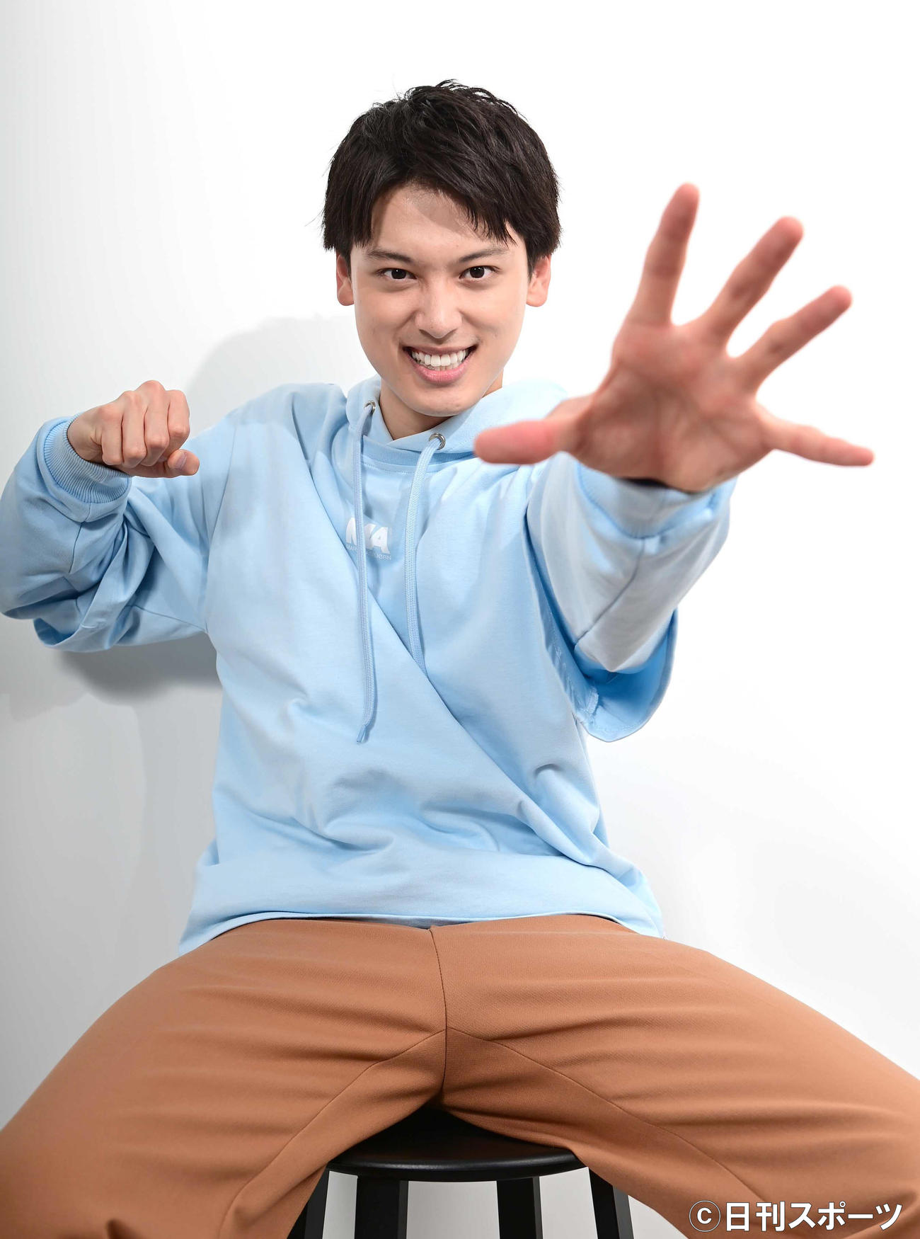 「ウルトラマンデッカー」でドラマ初主演を果たした松本大輝（撮影・小沢裕）