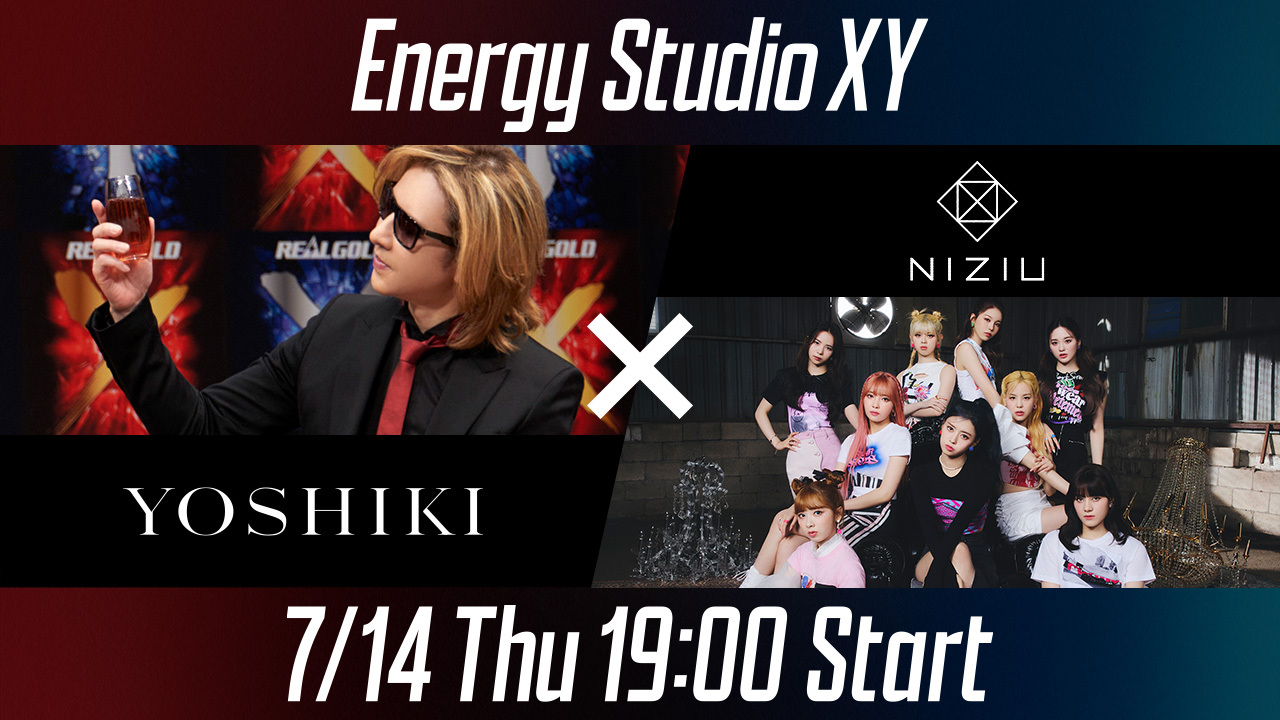 YOSHIKIとNiziUが初対談する「Energy Studio XY #1 YOSHIKI×NiziU」