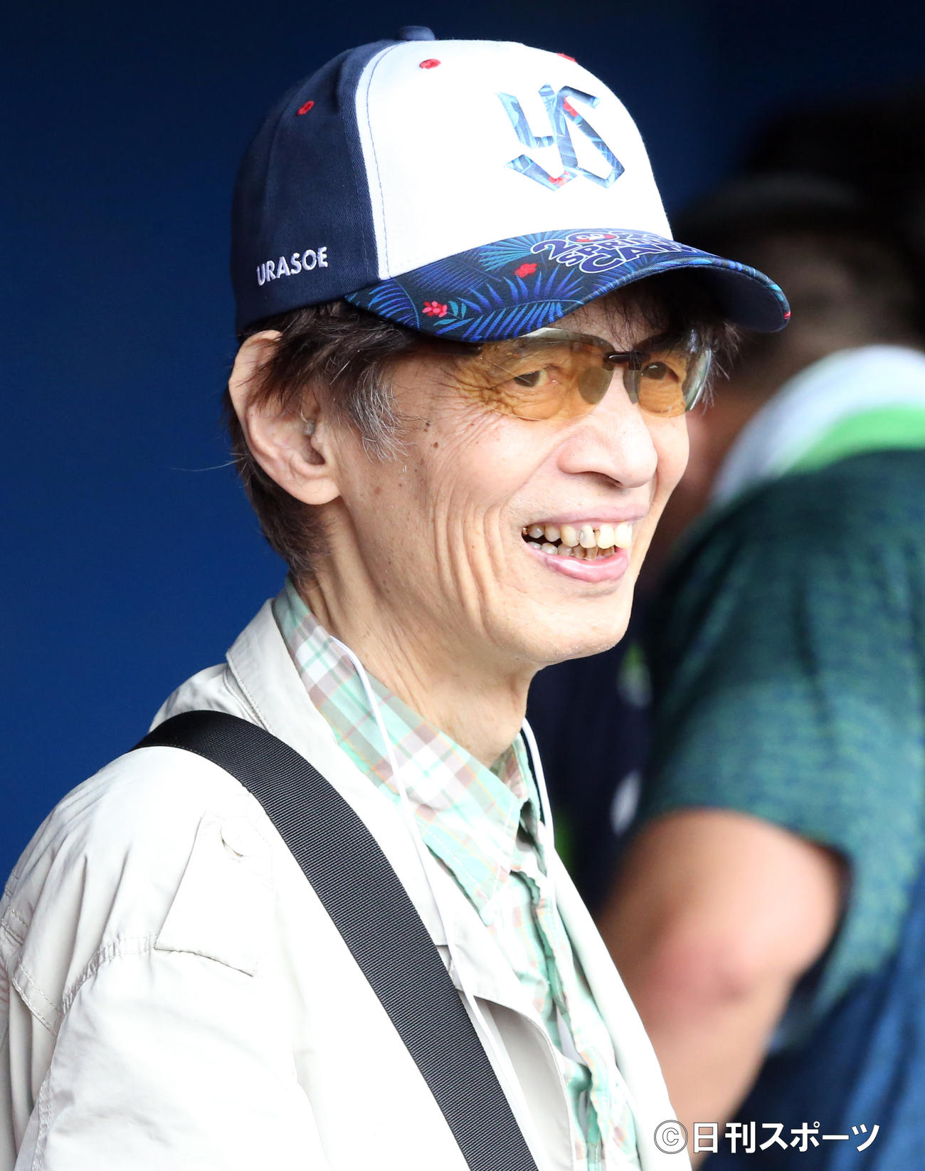 20年2月13日　ヤクルト沖縄・浦添春季キャンプを訪れる歌手の山本コウタローさん