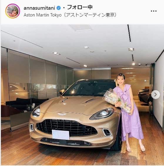 住谷杏奈インスタグラムより