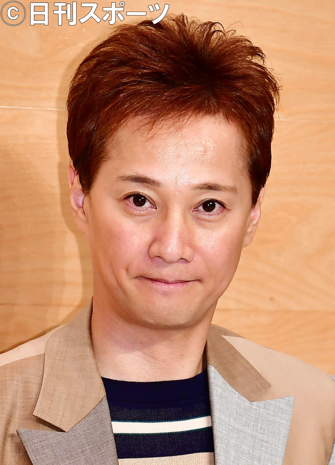 ジャニーズ事務所からの独立を発表する会見に臨む中居正広＝2020年2月21日