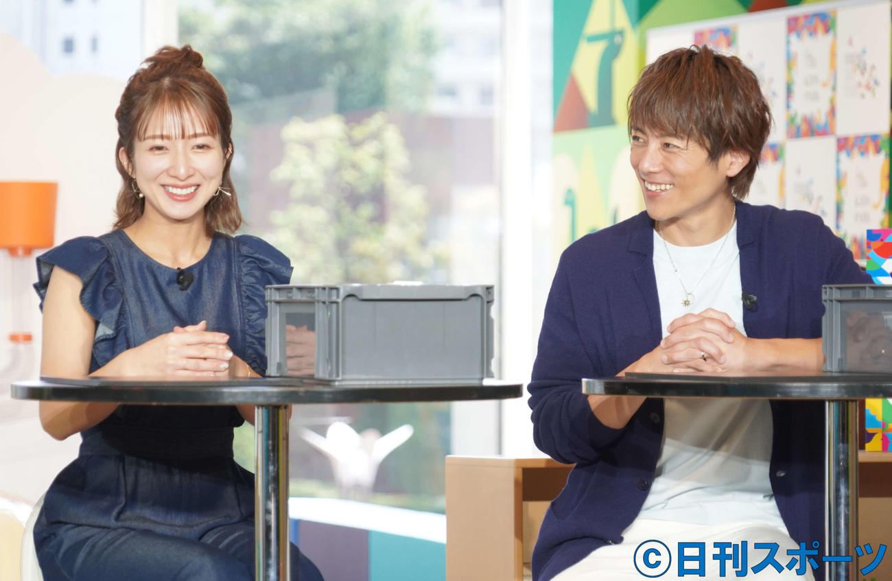 「ITOCHU SDGs STUDIO KIDS PARK」のオープン記念イベントに出席した辻希美と杉浦太陽（撮影・佐藤成）