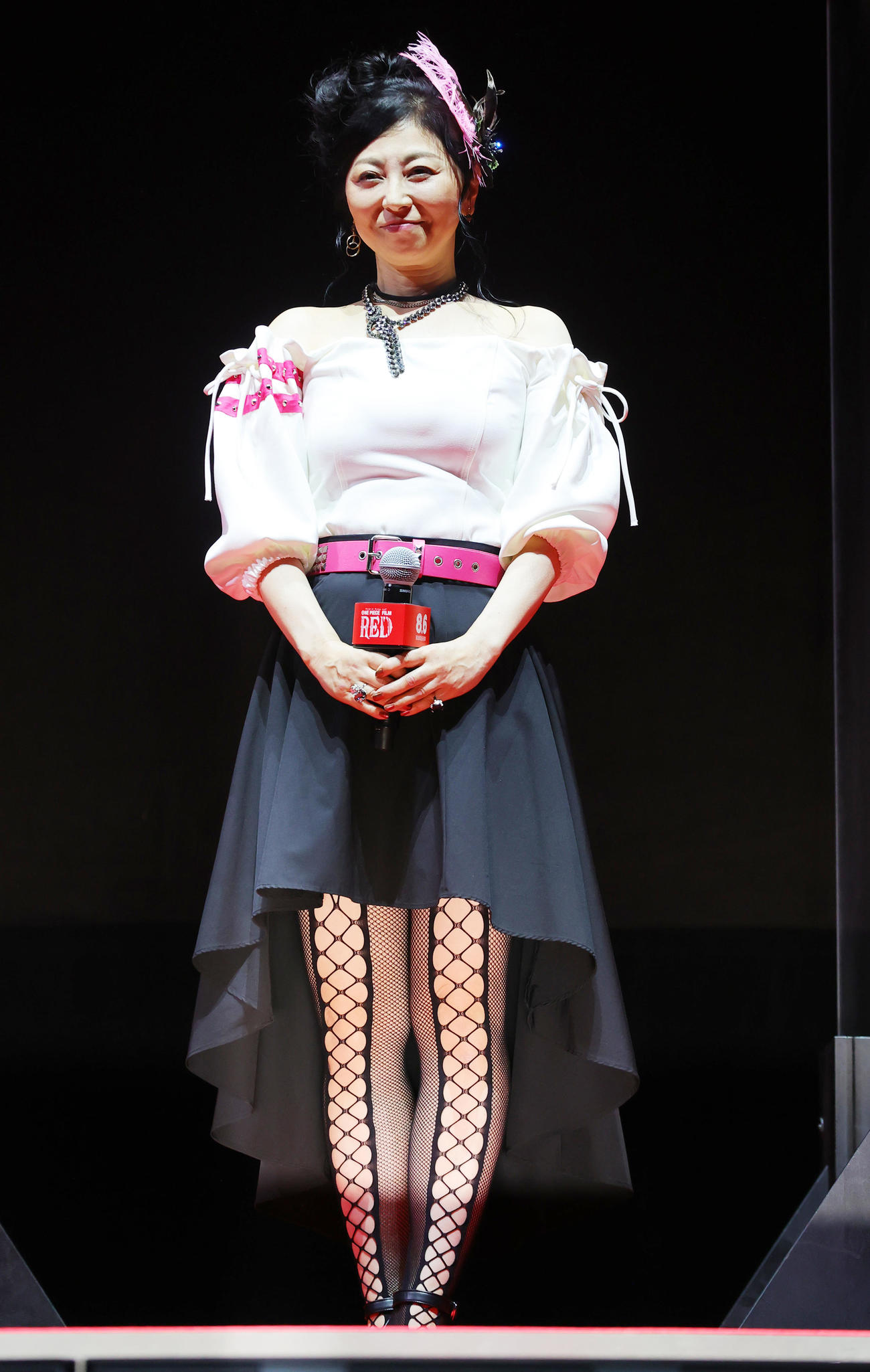 「ONE PIECE FILM RED」ワールドプレミアに登場した岡村明美（撮影・野上伸悟）