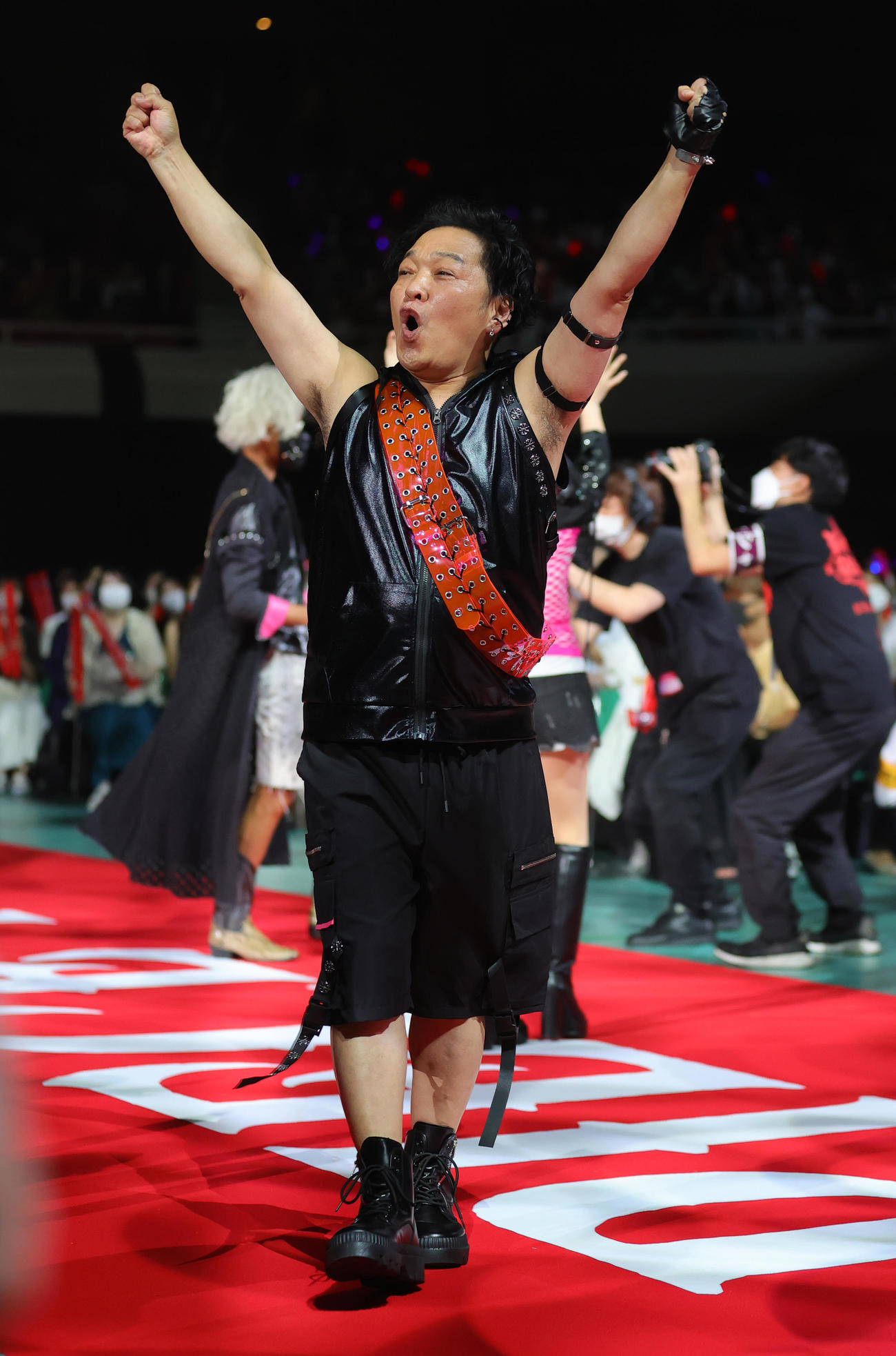 「ONE PIECE FILM RED」ワールドプレミアに登場した山口勝平（撮影・野上伸悟）
