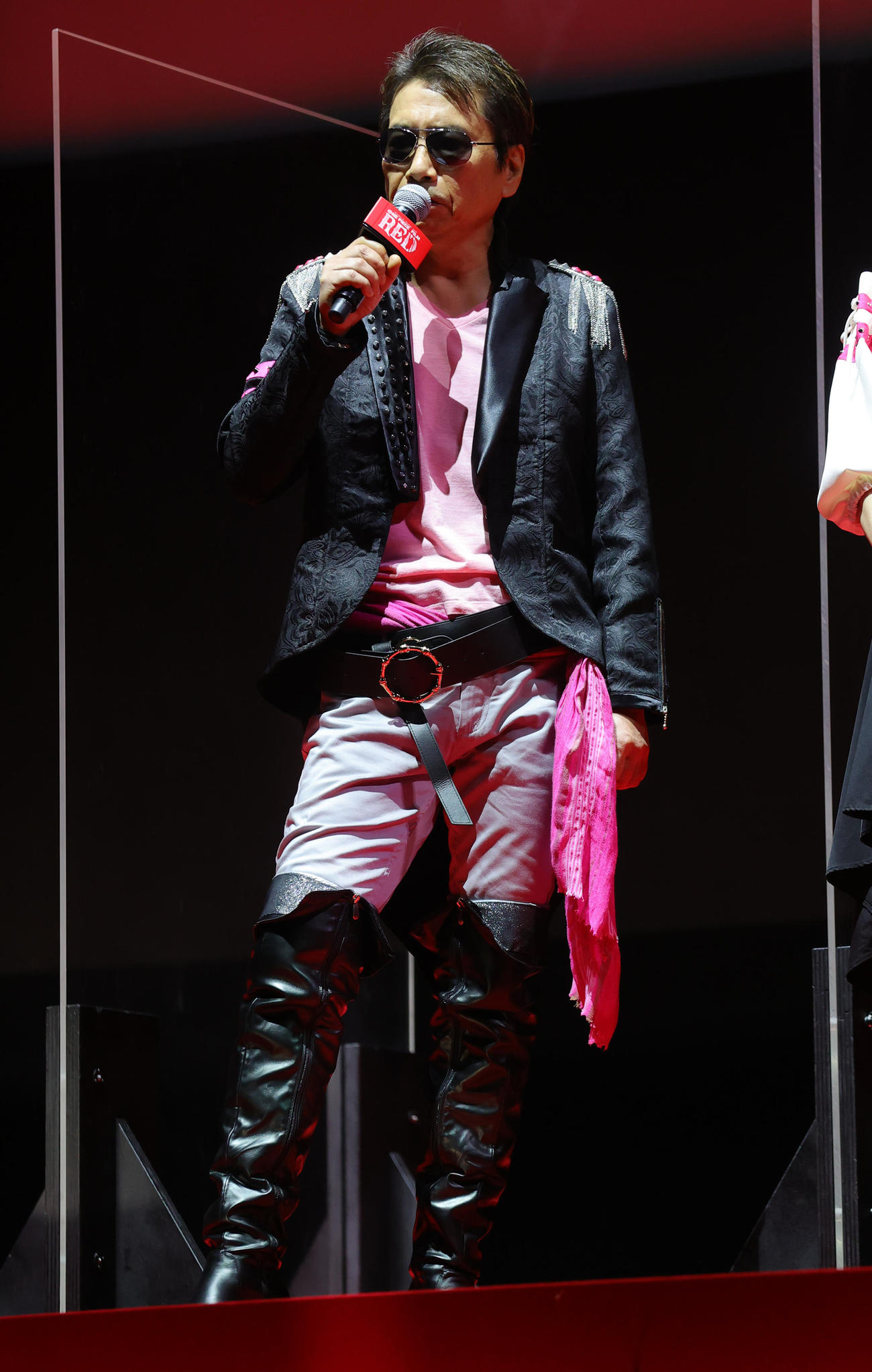 「ONE PIECE FILM RED」ワールドプレミアに登場した平田広明（撮影・野上伸悟）