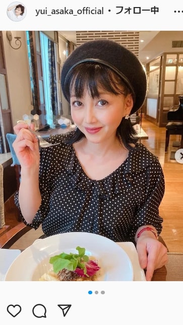 浅香唯のインスタグラムより
