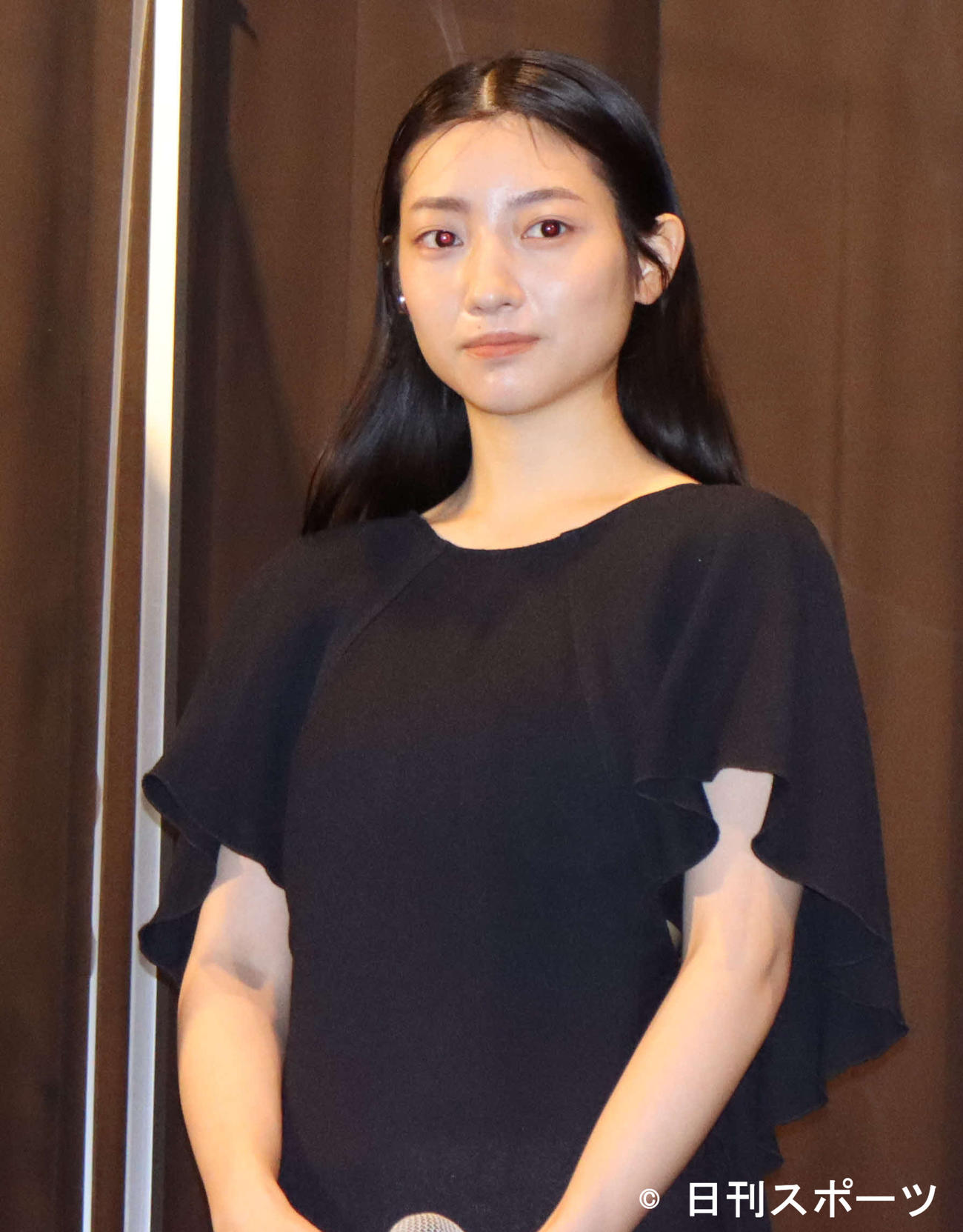 映画「ぜんぶ、ボクのせい」の完成上映舞台あいさつに出席した川島鈴遥