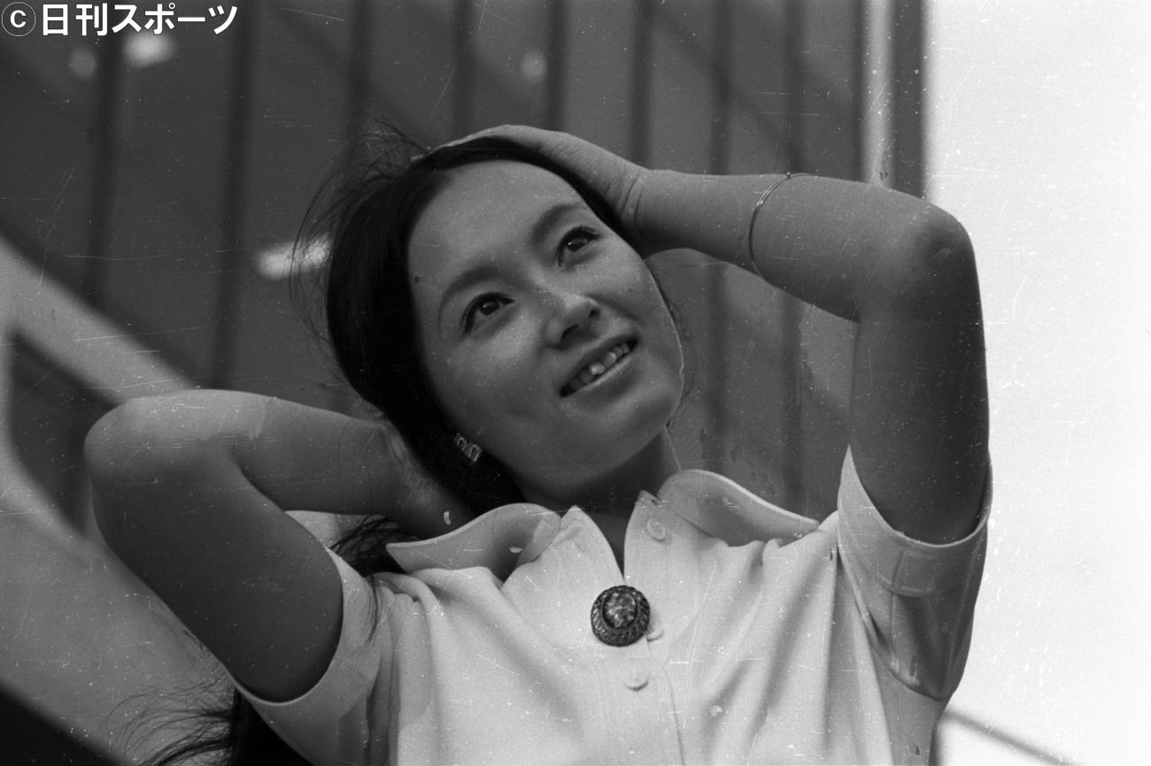 20歳の頃の島田陽子さん（1973年撮影）