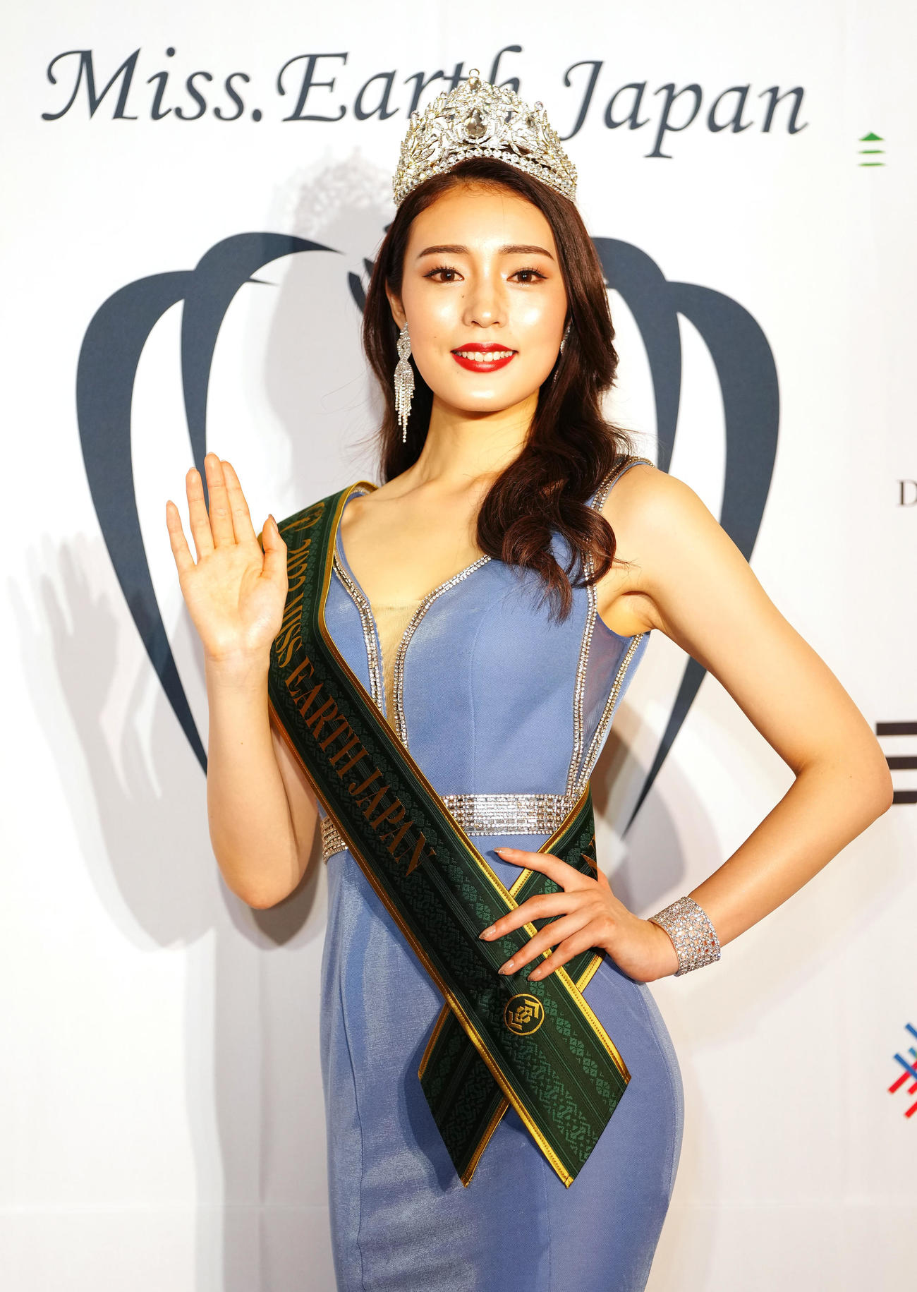 「2022ミス・アース・ジャパン」でグランプリに輝いたミス埼玉の松本真映さん（撮影・江口和貴）