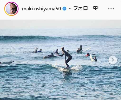 西山茉希のインスタグラムより