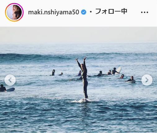 西山茉希のインスタグラムより