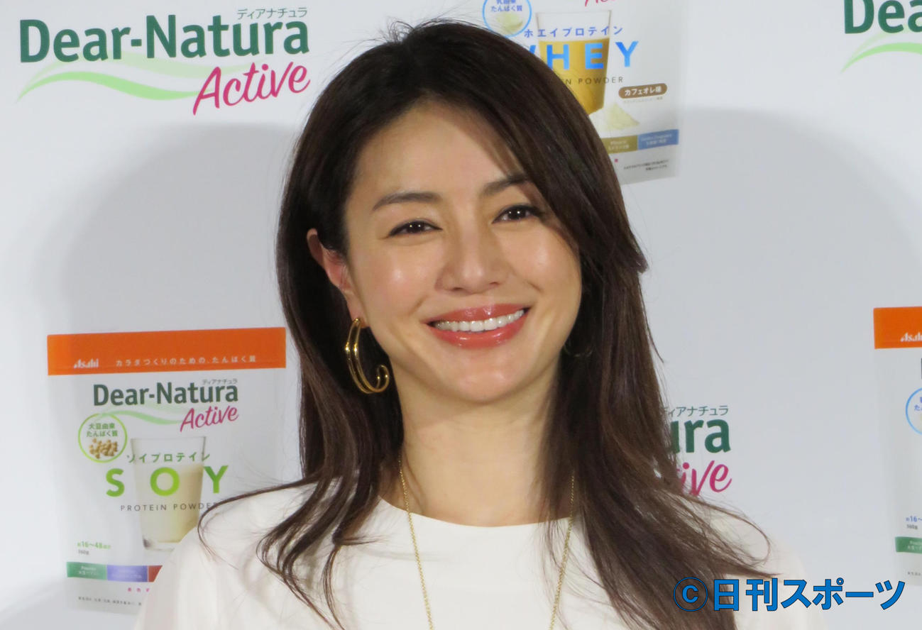 井川遥（2018年3月1日撮影）