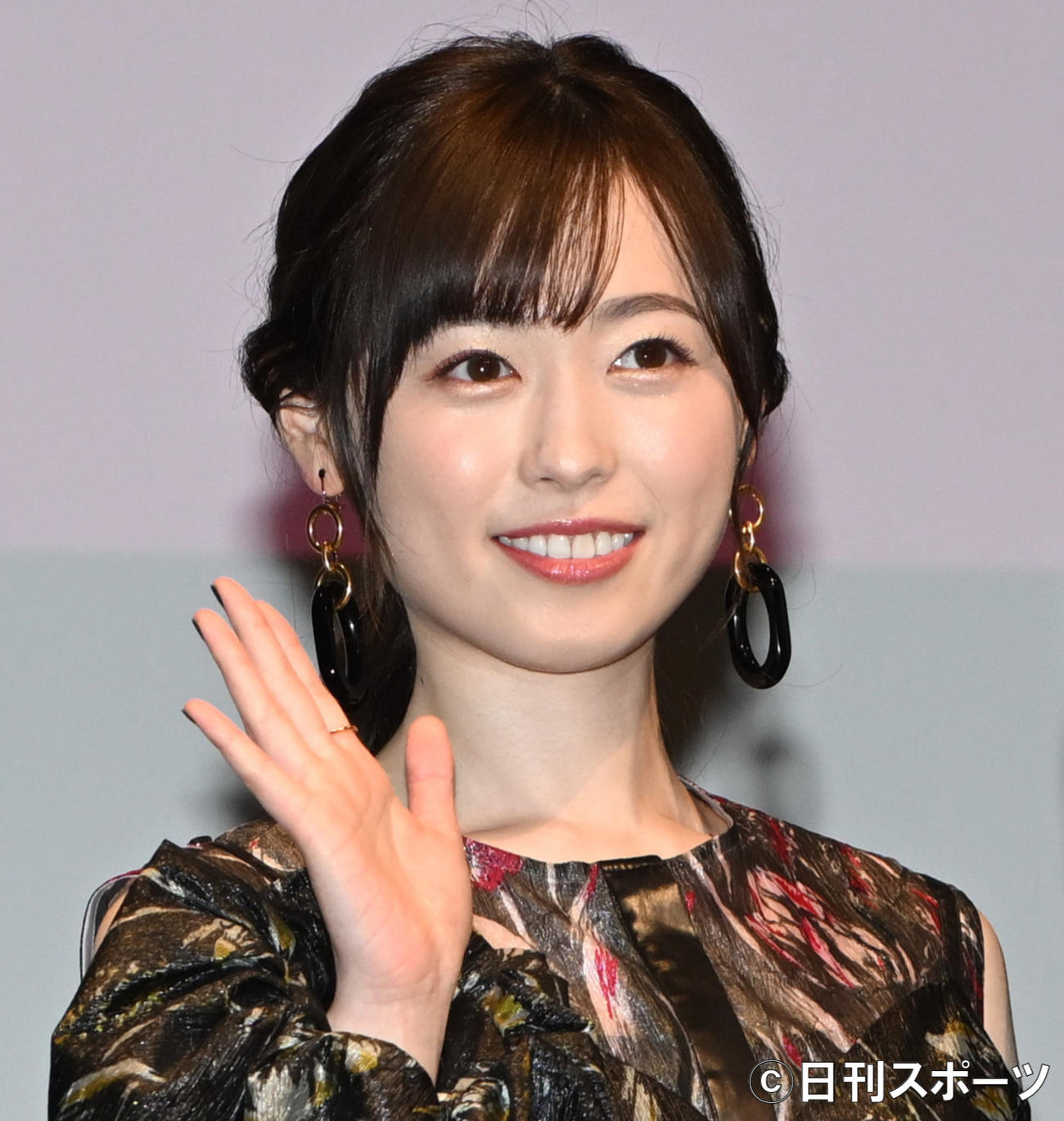 福原遥（2022年2月撮影）