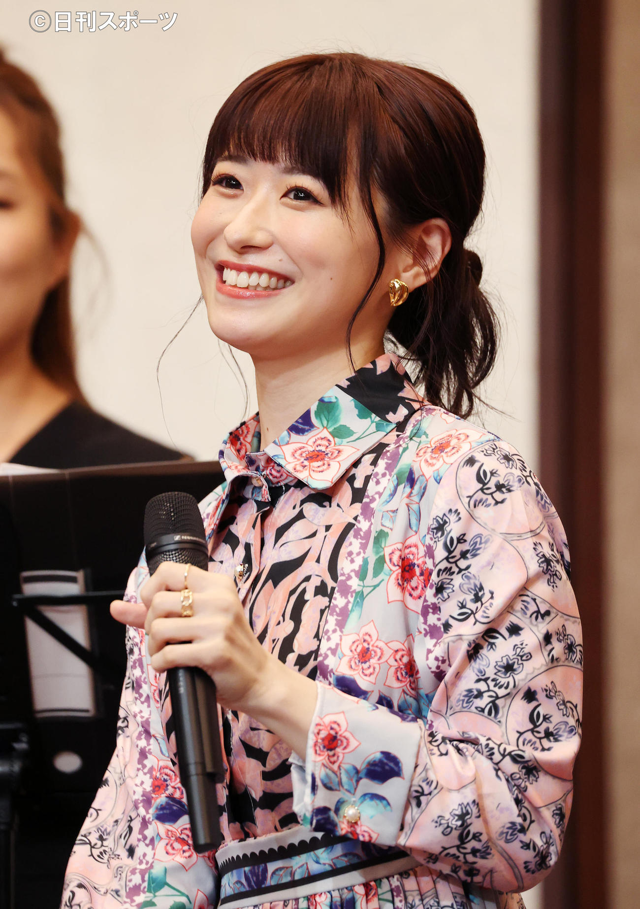 歌唱披露した唯月ふうか（撮影・鈴木正人）