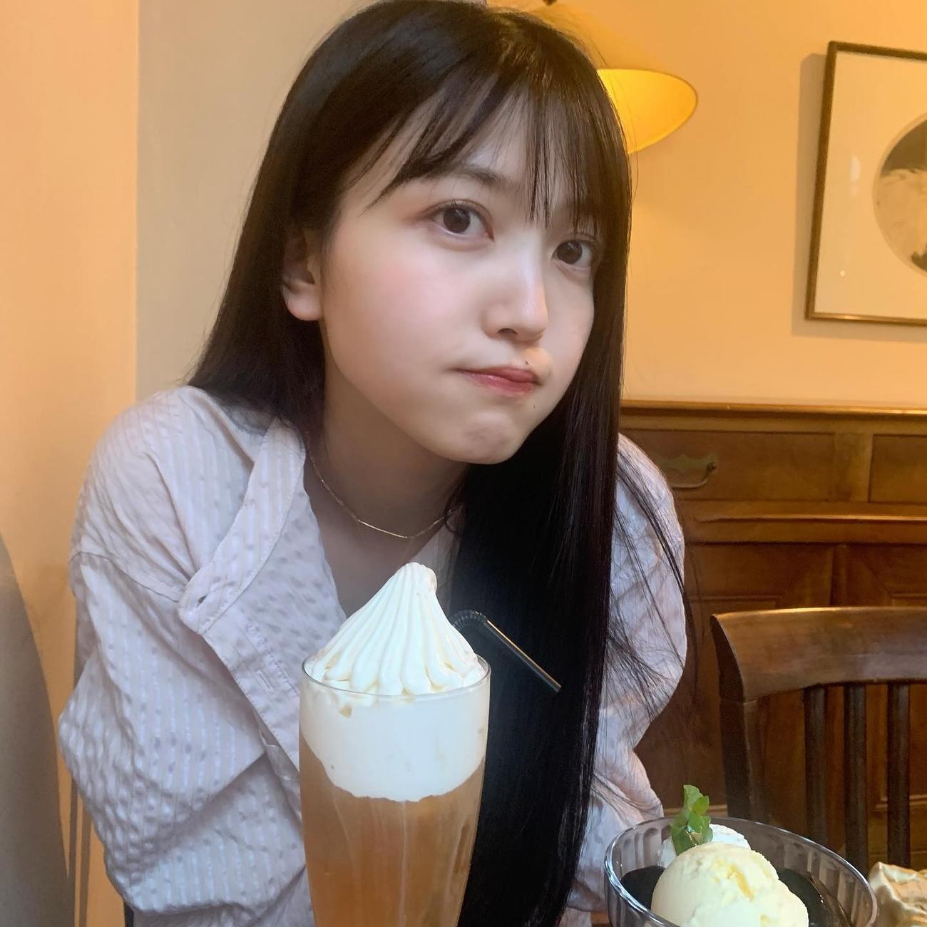 乃木坂46の久保史緒里。久保史緒里インスタグラムより