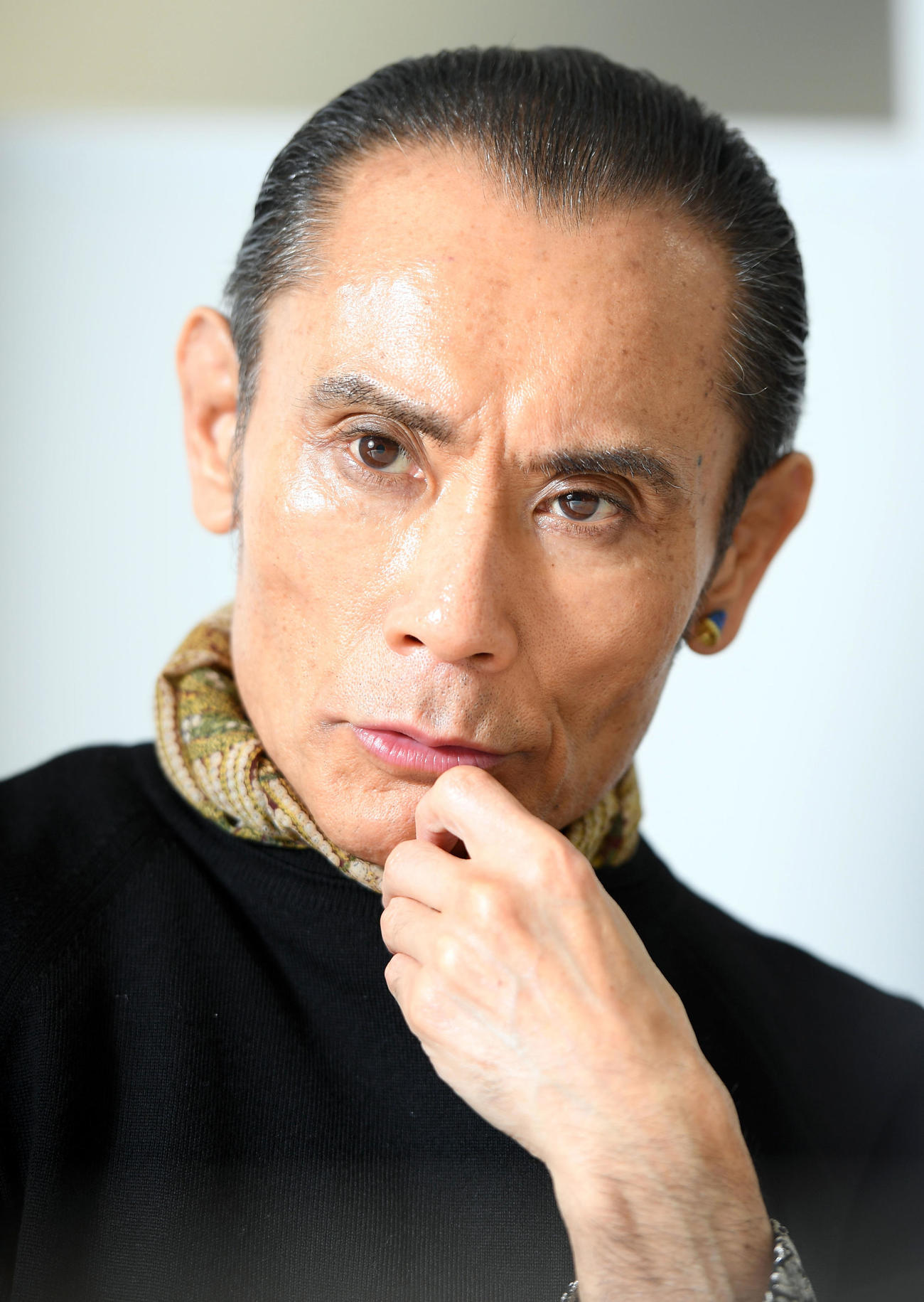 片岡鶴太郎（2019年10月27日撮影）