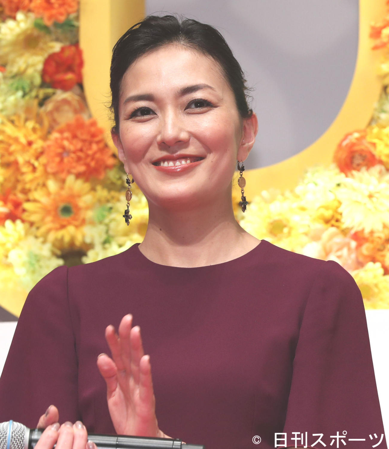 板谷由夏（2018年7月30日撮影）