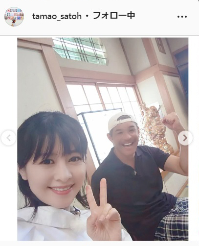 さとう珠緒のインスタグラムより