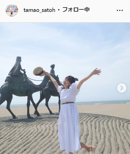 さとう珠緒のインスタグラムより