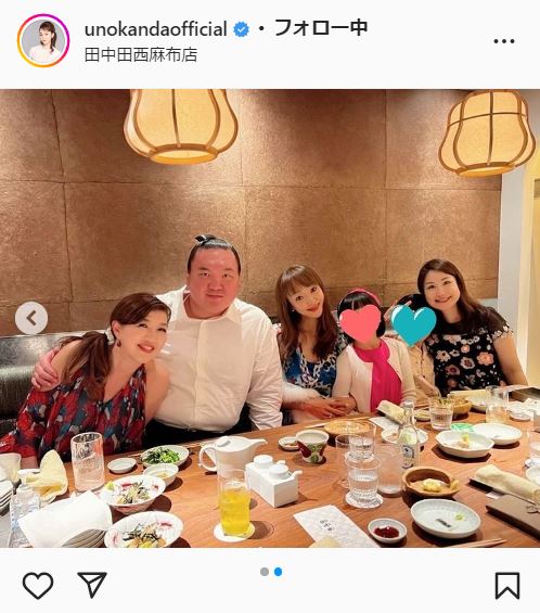 神田うののインスタグラムより