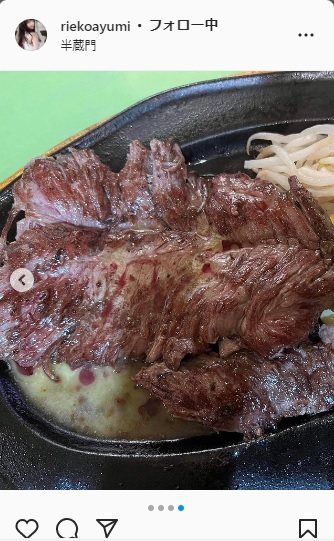 歩りえこインスタグラムより