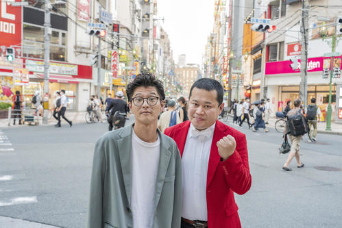 お笑いライブ「TOKYO GEININ COLLECTON(東京芸人コレクション)」へ意気込みを語ったモグライダー(カンテレ提供)
