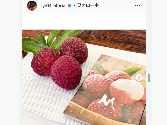 松本伊代のインスタグラムより