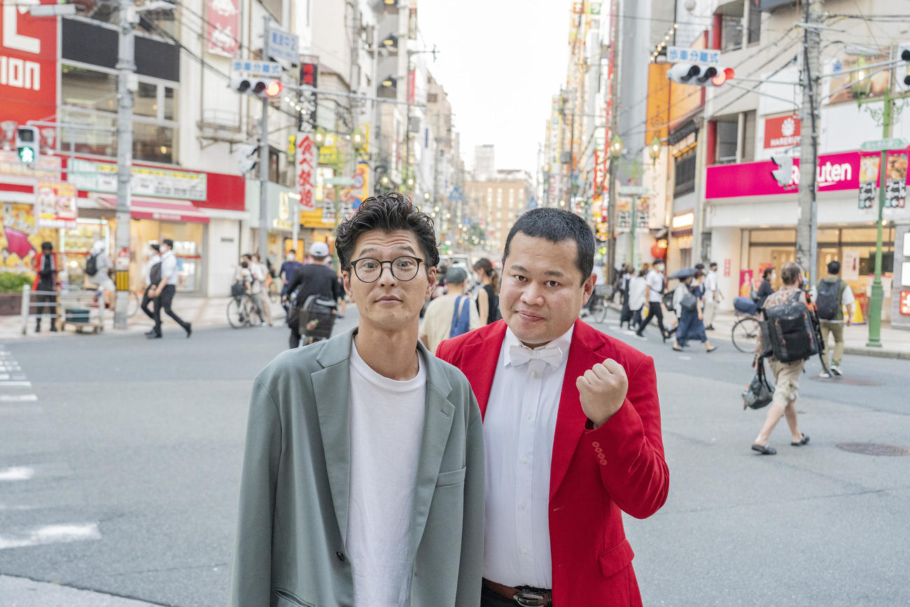 お笑いライブ「TOKYO GEININ COLLECTON（東京芸人コレクション）」へ意気込みを語ったモグライダー（カンテレ提供）