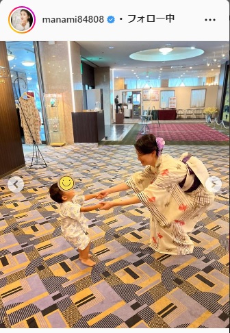 橋本マナミインスタグラムより