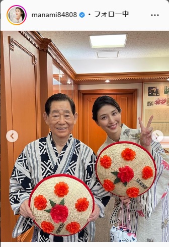橋本マナミインスタグラムより