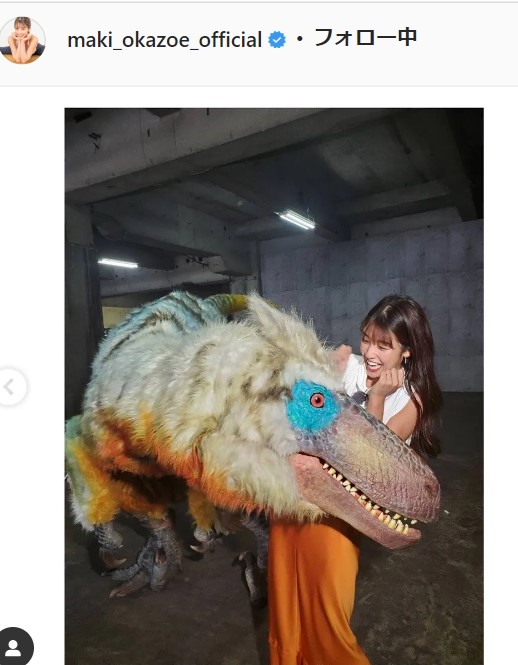 岡副麻希インスタグラムより
