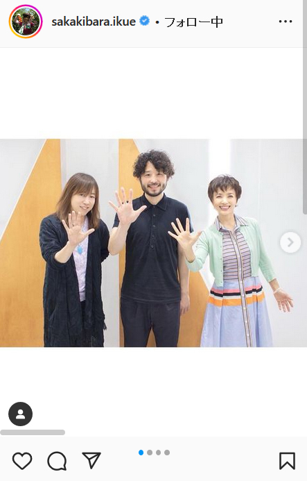 榊原郁恵のインスタグラムより