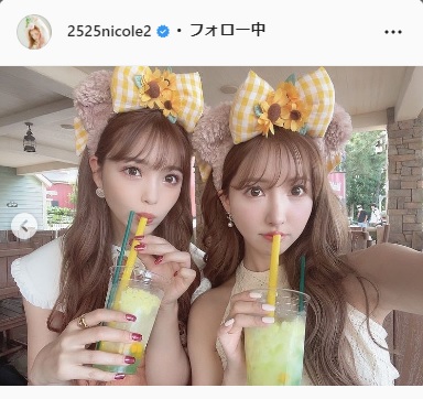 藤田ニコルが三上悠亜とディズニーシー満喫 えっ 双子 美人姉妹みたい のコメント 芸能 日刊スポーツ
