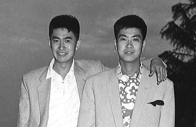 石原慎太郎さん（左）、裕次郎さん