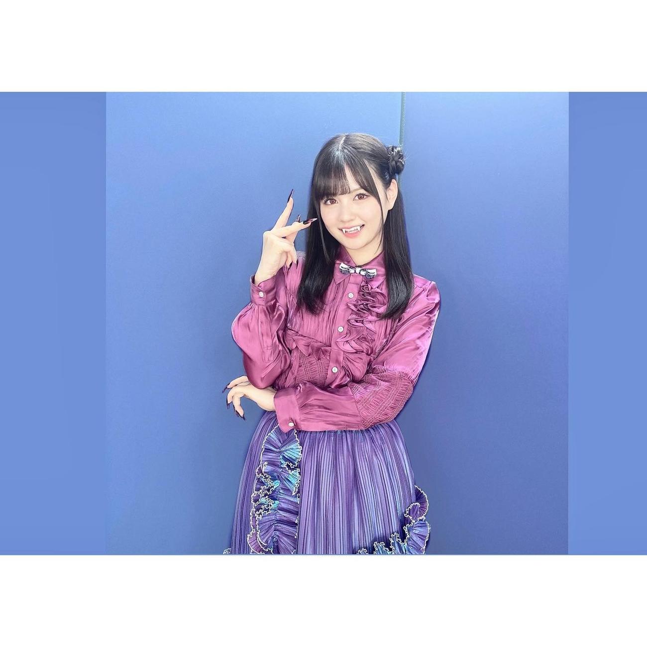 乃木坂46中村麗乃 ラブライブ 津島善子風ポーズのショット公開 堕天使ヨハネ 降臨ッ 坂道 日刊スポーツ