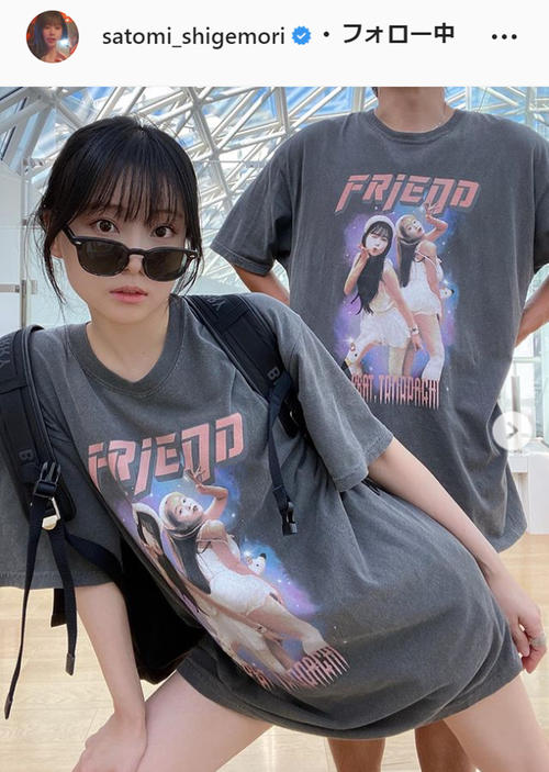 【新品・未使用】プレミア　Gulliver   重盛さとみ　Tシャツ HTML03 html(エイチ・ティー・エム・エル)×Satomi Shigemori Scribble