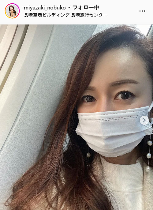 宮崎宣子アナウンサーのインスタグラムより